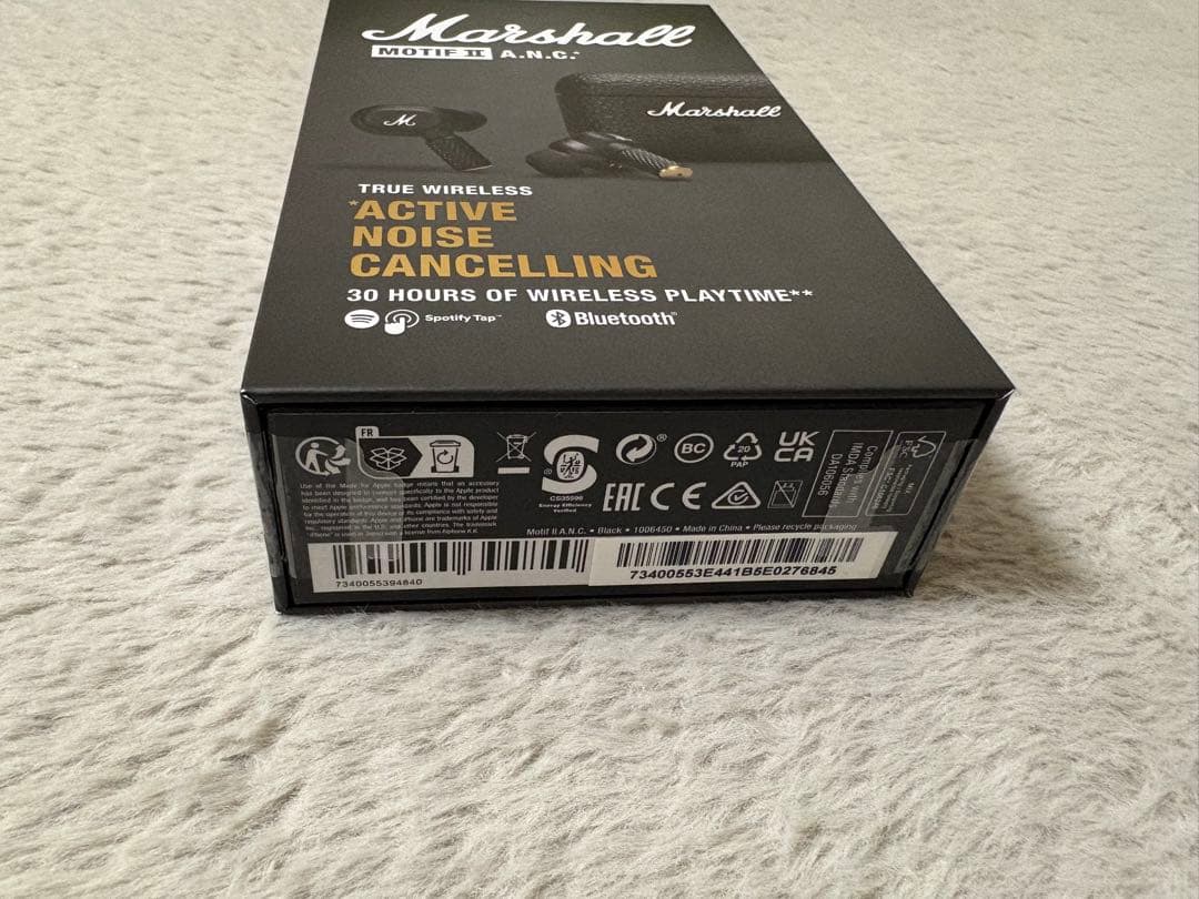 Marshall MOTIF Ⅱ A.N.C.ワイヤレスイヤフォン