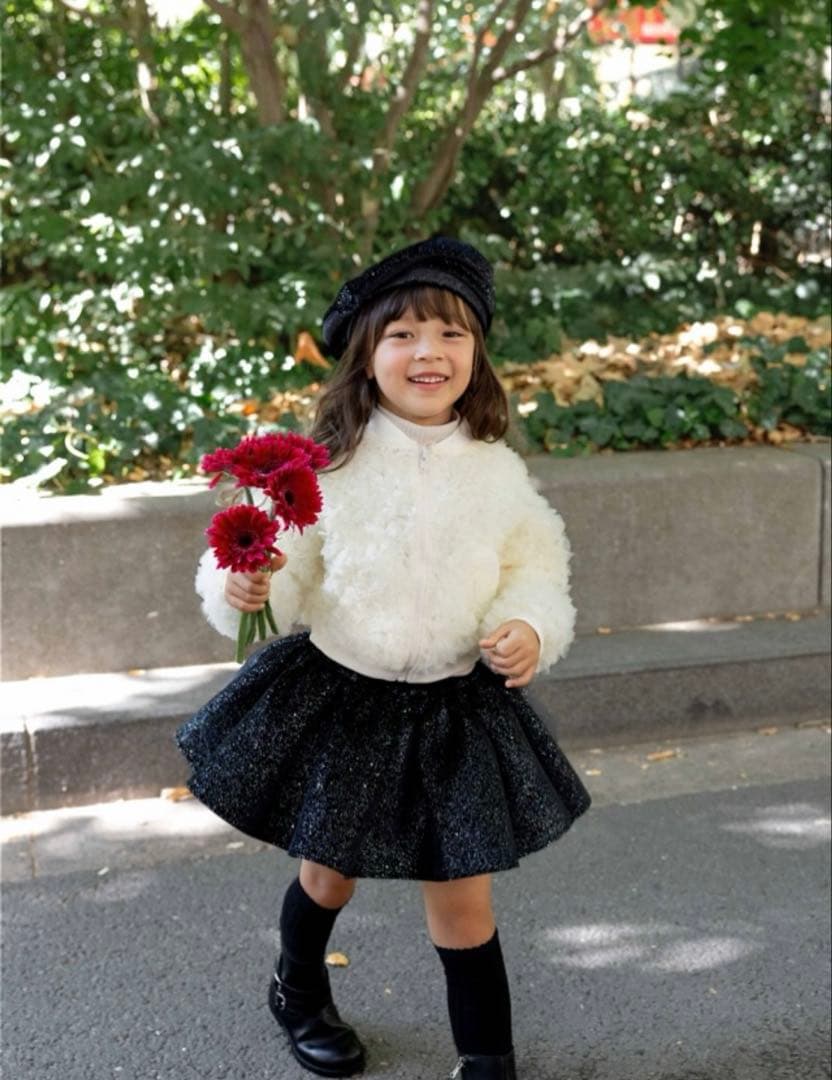 ボトムス Wonny Ribbon velvet twinkle skirt Ssize