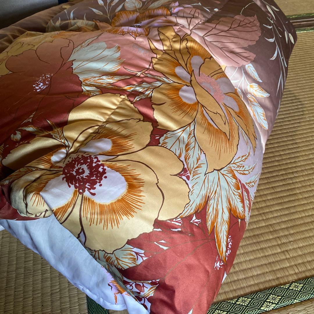 【訳あり】190×140cm 高級羽毛布団　フランスベッド　シングル　掛け布団