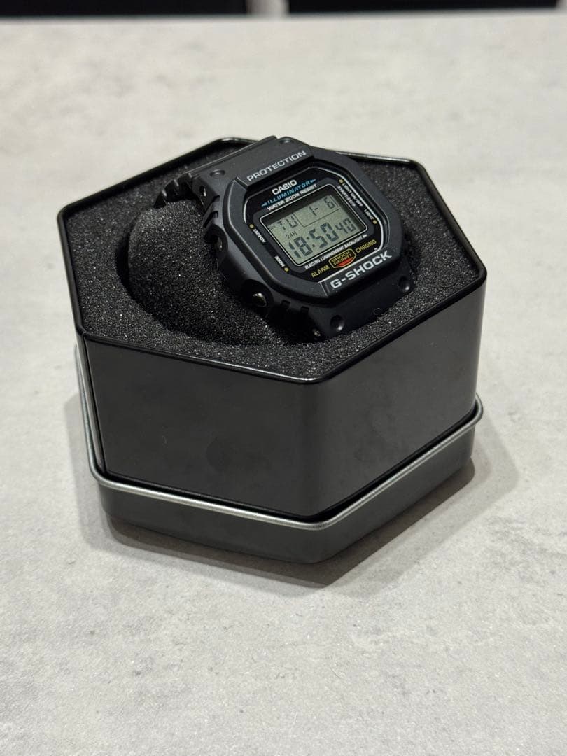 【美品】CASIO G-SHOCK デジタル腕時計 ブラック