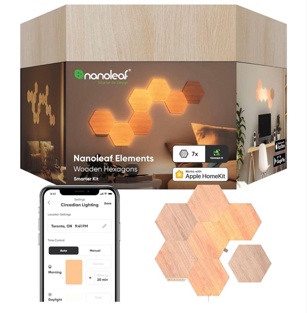 Nanoleaf Elements ナノリーフ　ウッドスタイル　スターターキット