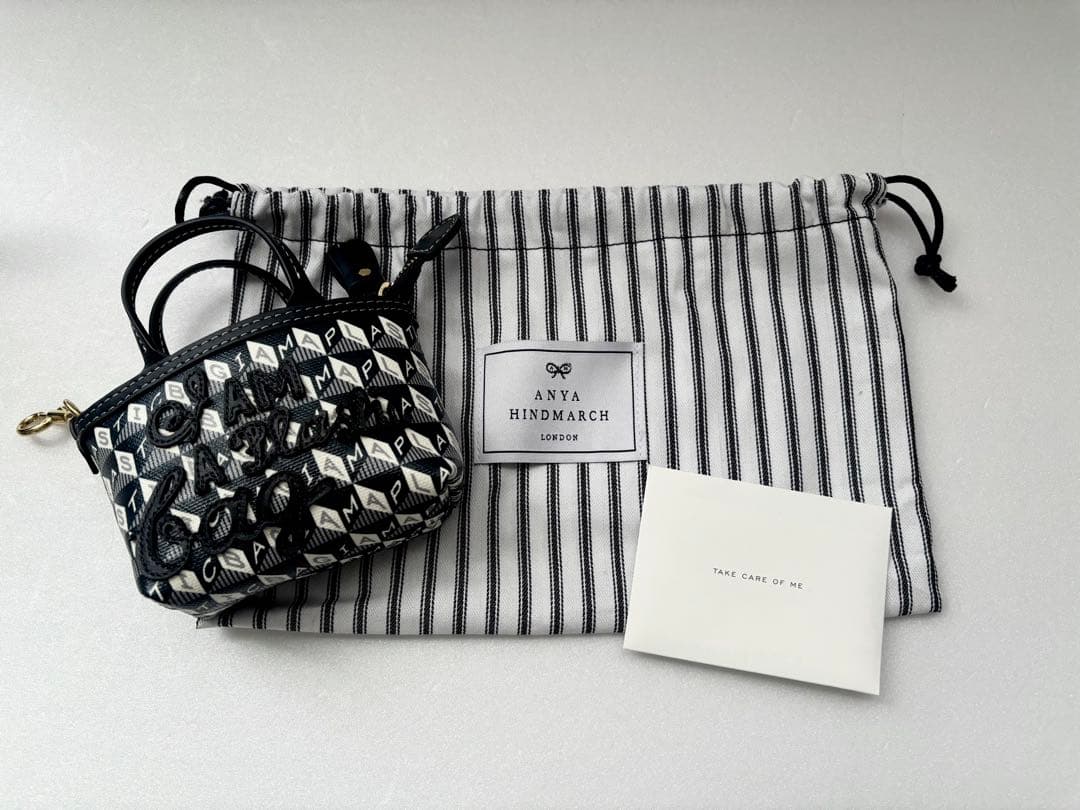 アニヤハインドマーチ　charm shopper エコバッグ　バッグチャーム