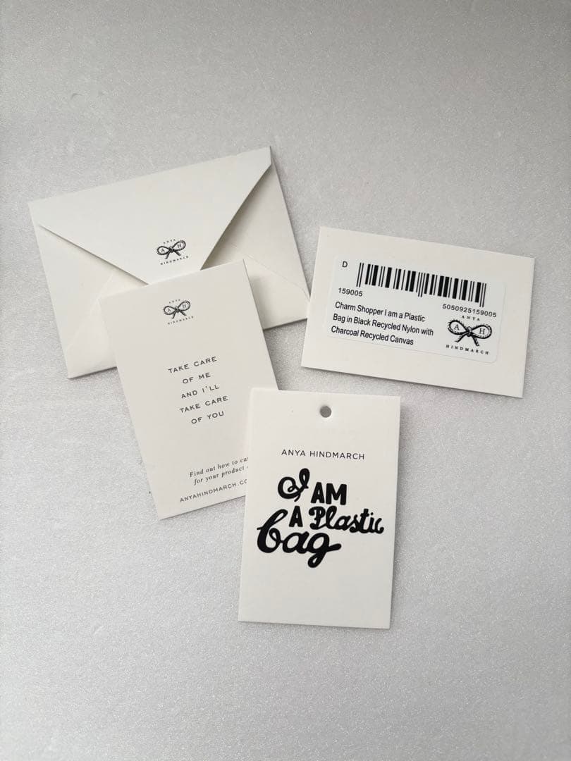 アニヤハインドマーチ　charm shopper エコバッグ　バッグチャーム