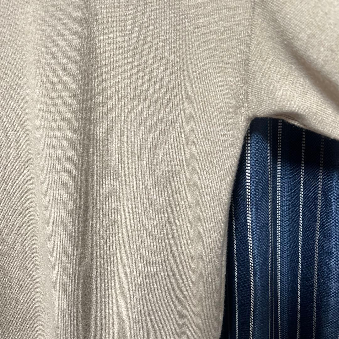 LILY BROWN シャツドッキングフリルミニワンピース