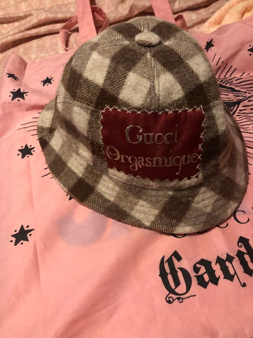 GUCCI チェック柄 バケットハット