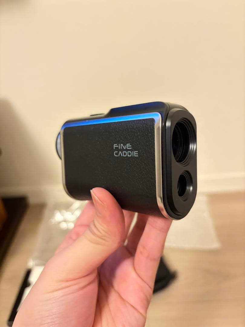 【美品】J5 REDブラック ゴルフレーザー距離計 非売品高級タオル付き