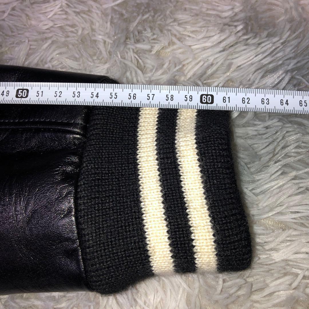 は*ち様 VAN JACレザー切替スタジャン黒試着程度