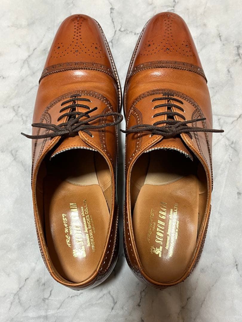 ★スコッチグレイン　オデッサⅡ920　25cm ミディアムブラウン★革靴★