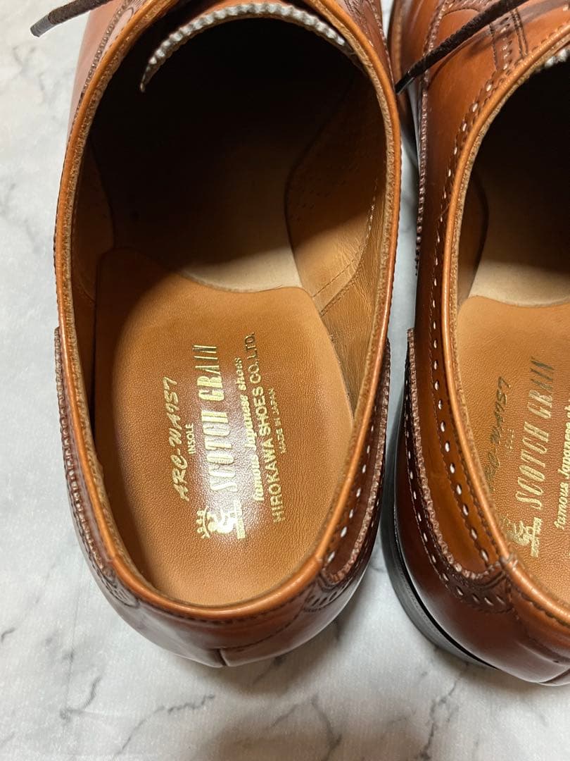 ★スコッチグレイン　オデッサⅡ920　25cm ミディアムブラウン★革靴★