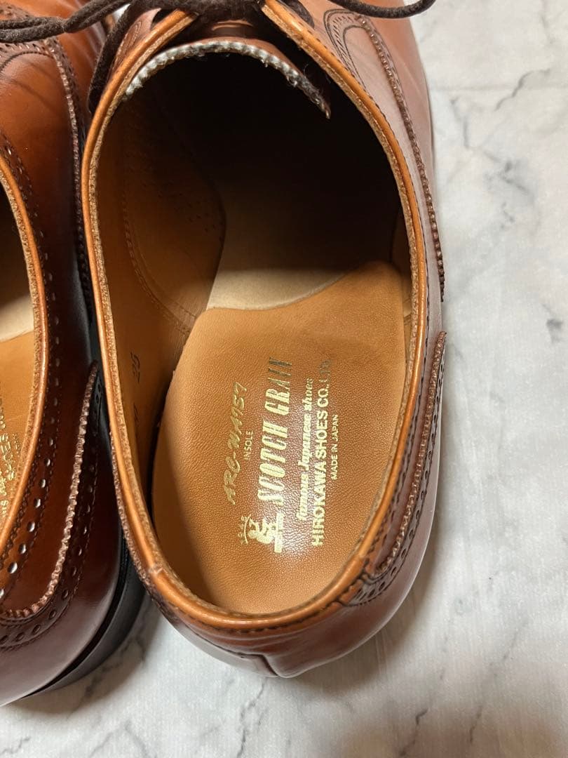 ★スコッチグレイン　オデッサⅡ920　25cm ミディアムブラウン★革靴★