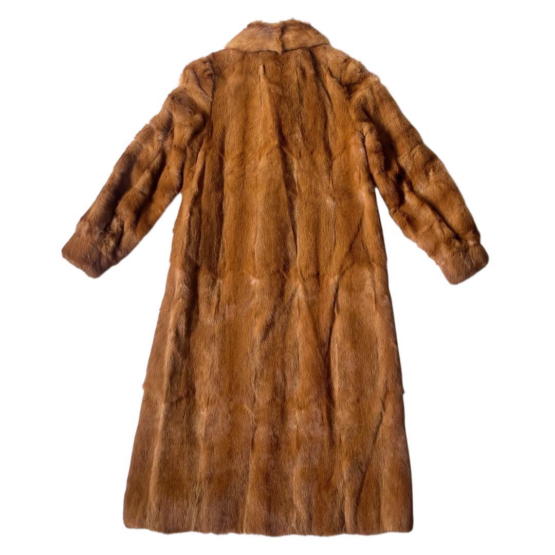 極美品✨ エンバ EMBA 最高級 ミン クファー ロングコート デミバフ 9号