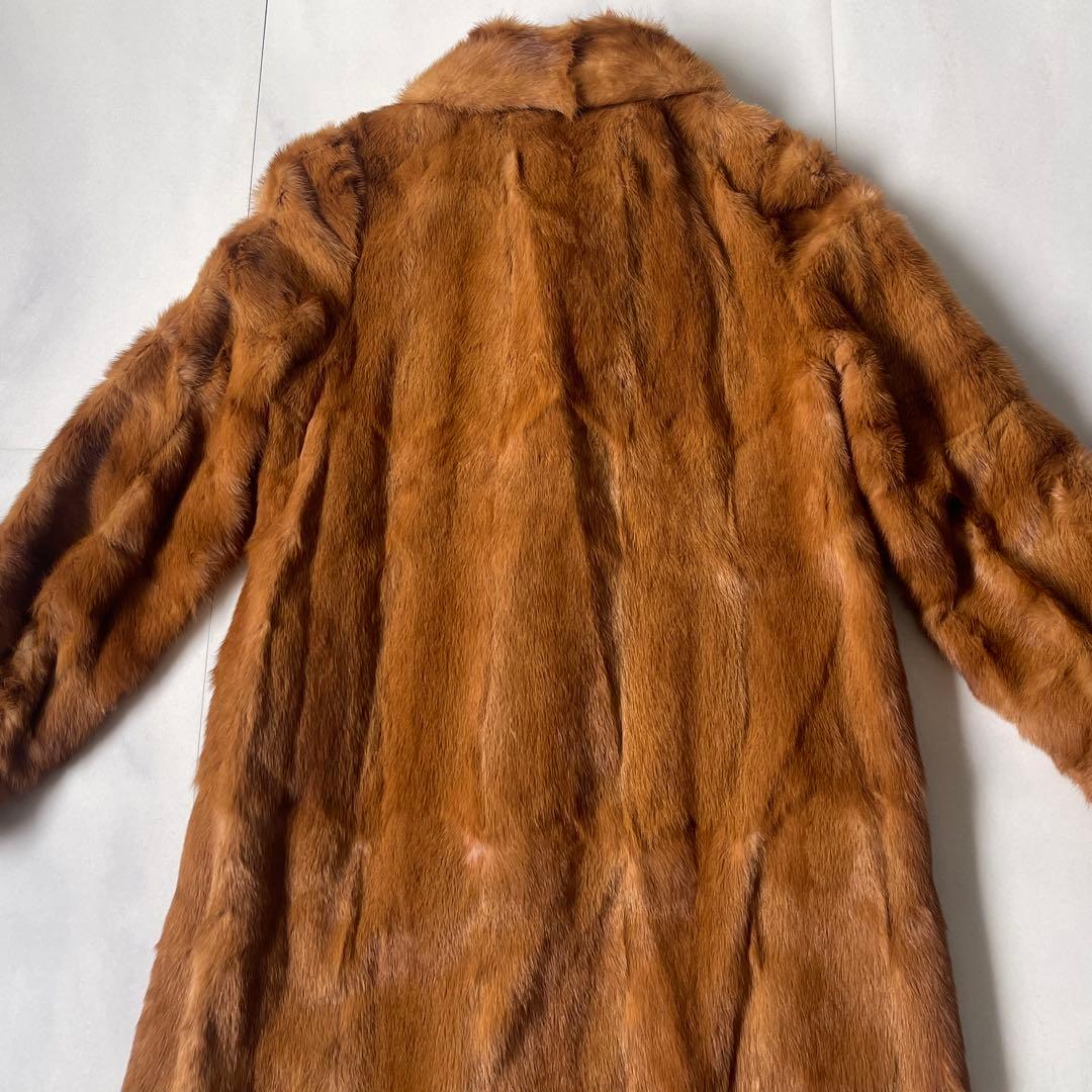 極美品✨ エンバ EMBA 最高級 ミン クファー ロングコート デミバフ 9号