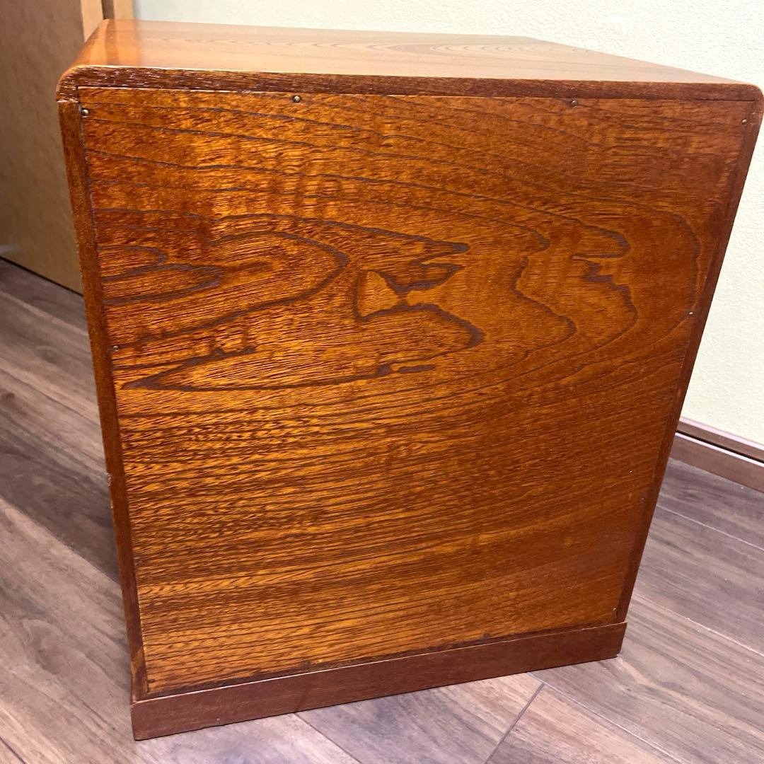 高級木製 4段 チェスト アンティーク インテリア 和家具 昭和レトロ