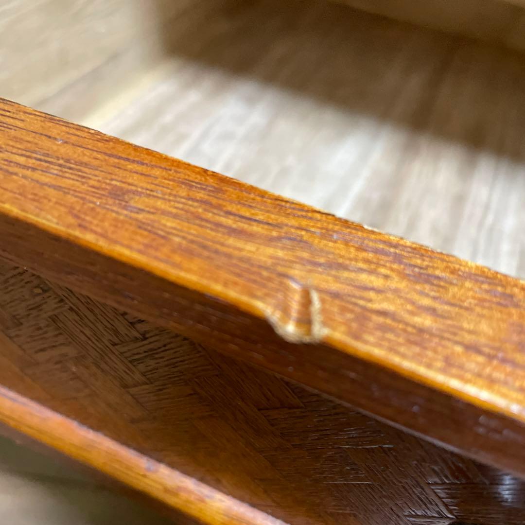 高級木製 4段 チェスト アンティーク インテリア 和家具 昭和レトロ