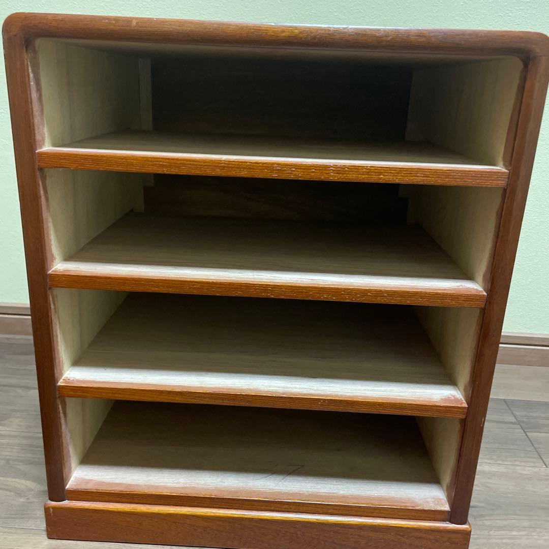 高級木製 4段 チェスト アンティーク インテリア 和家具 昭和レトロ