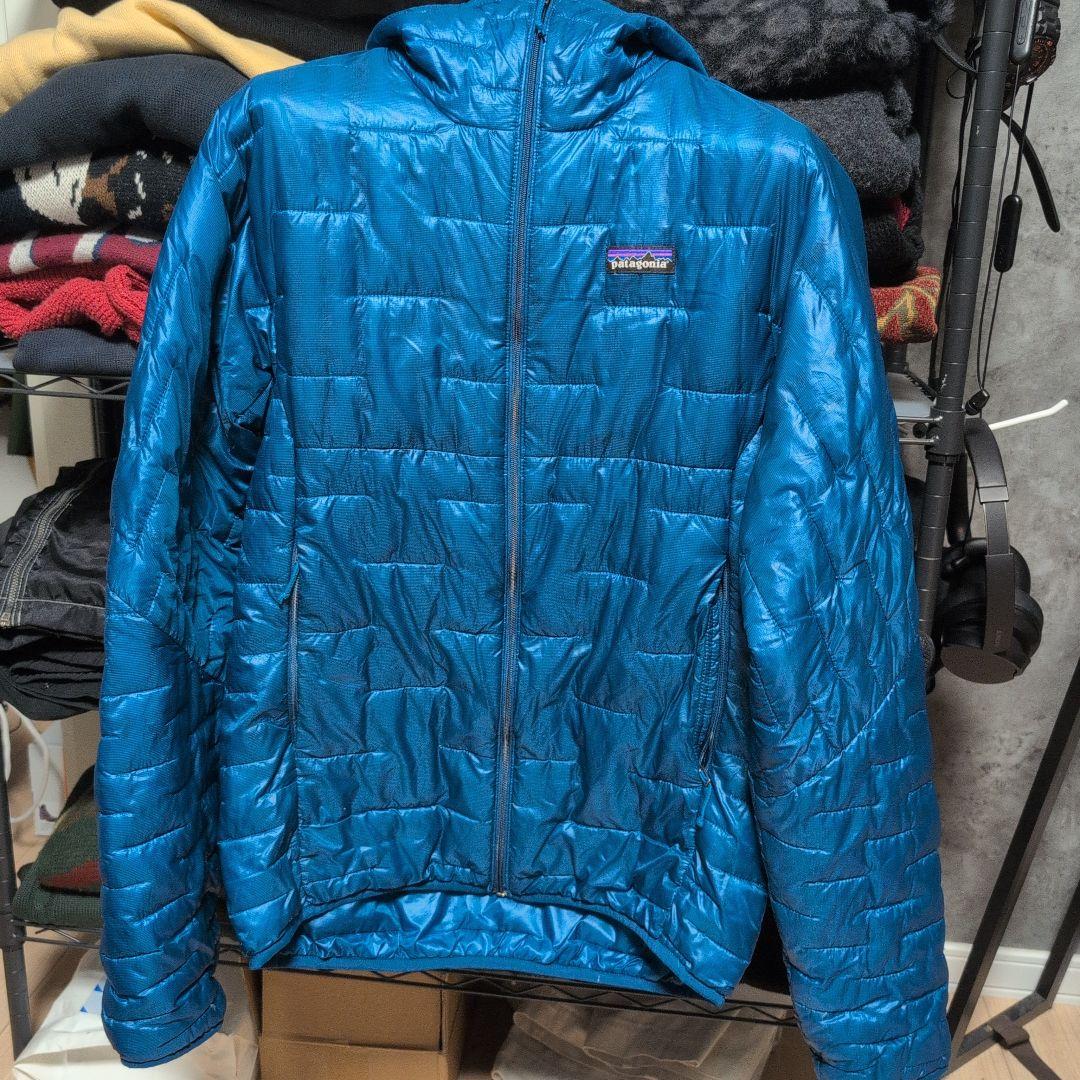 patagonia ダウンジャケット S 青 最安値！！