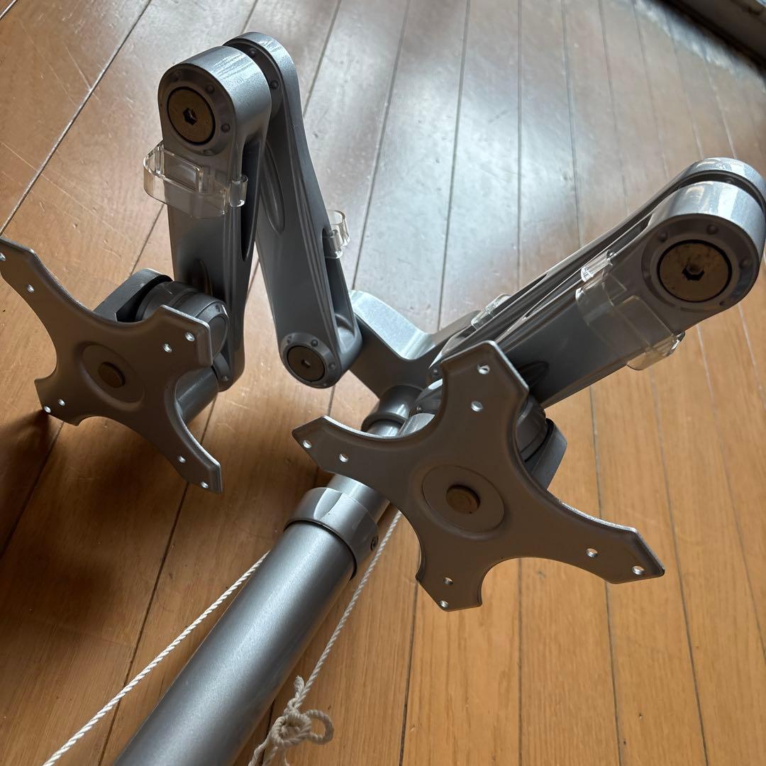 モダンソリッド　￼デュアルモニターアーム