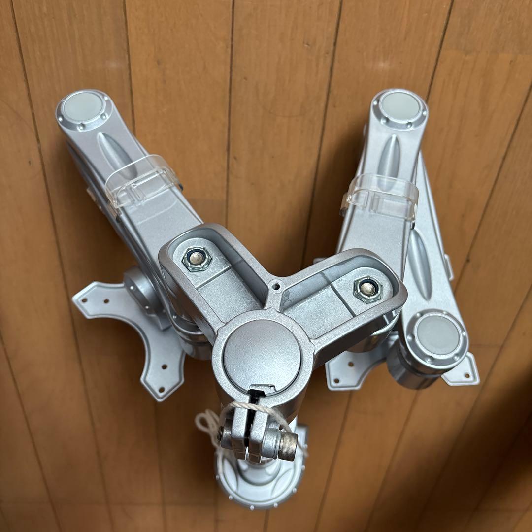 モダンソリッド　￼デュアルモニターアーム