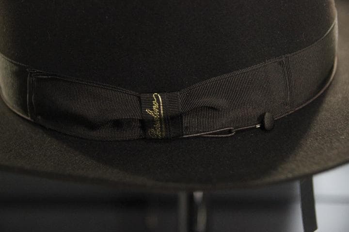 Borsalino ボルサリーノ ビーバー フェルトハット ５７ 帽子 ブラウン