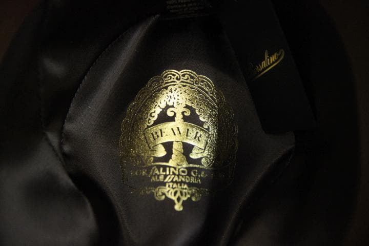 Borsalino ボルサリーノ ビーバー フェルトハット ５７ 帽子 ブラウン