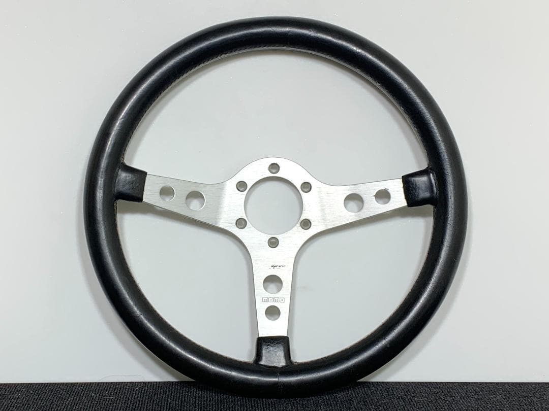 超希少 モモ クレイ レガツォーニ ステアリング 34Φ 80年製 当時物