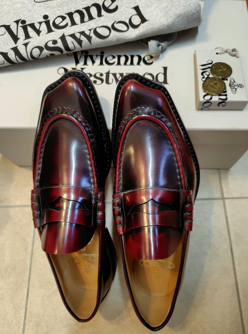 再値下げvivienne westwood TUESDAYCOIN ローファー