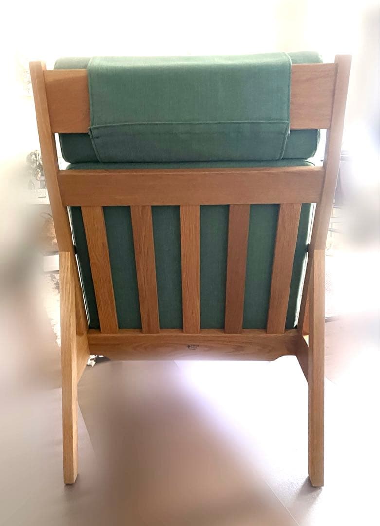 karf / カーフ　トリムプラス 1シート ハイバックソファ　グリーン色　美品