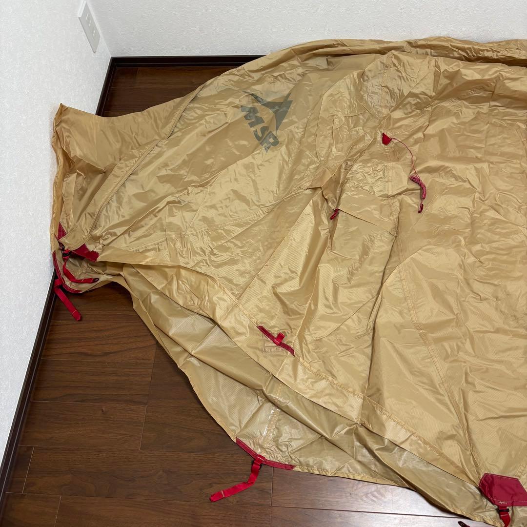 美品　MSR エリクサー2 タン　フットプリント付 ELIXIR2 テント