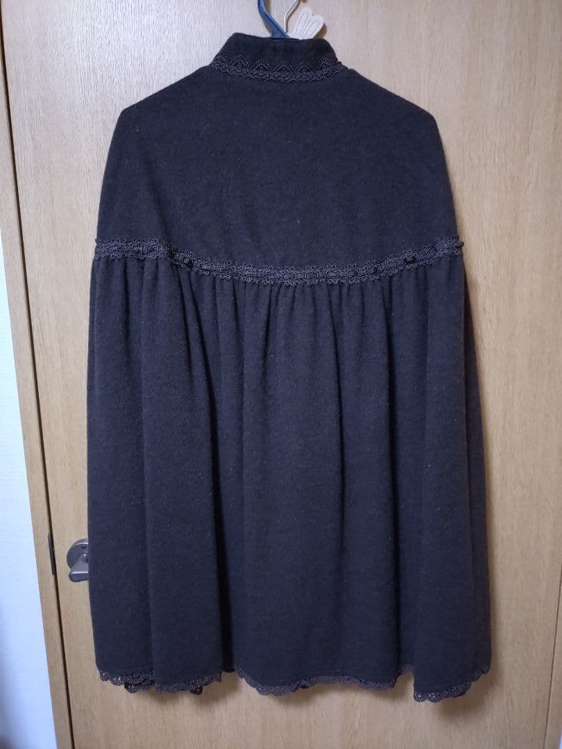 イノセントワールド リボンレーススタンドカラーマント ケープ イノワ