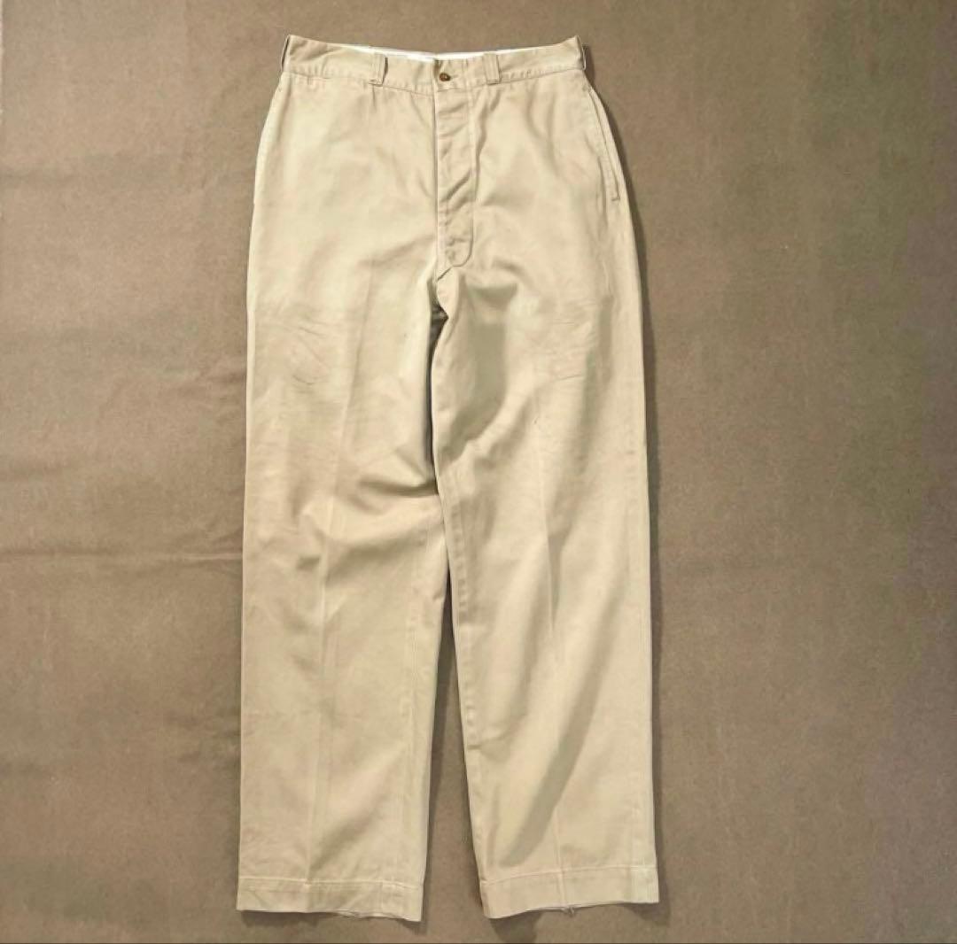 50s us army アメリカ軍 1954 チノ ボタン ビンテージ usa