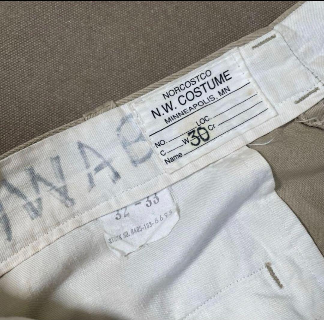 50s us army アメリカ軍 1954 チノ ボタン ビンテージ usa