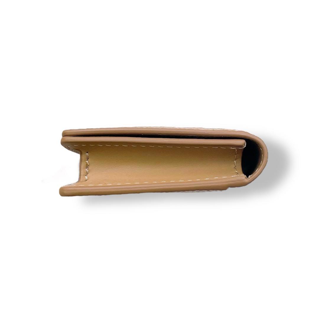 メゾンマルジェラ 名刺入れ カードケース ベージュ レザー 男女共用 ブランド