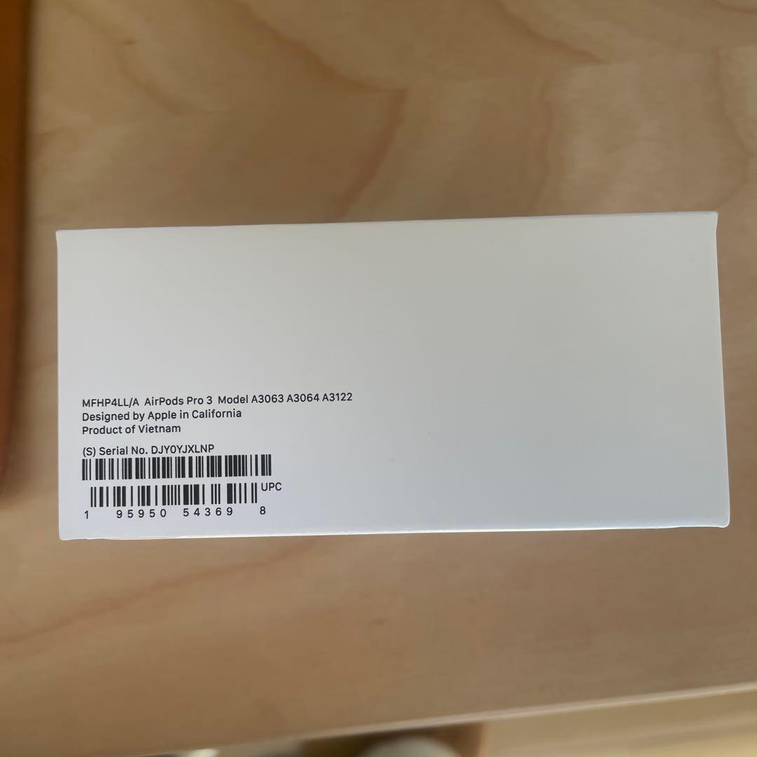 【新品未開封品】　AirPods Pro3
