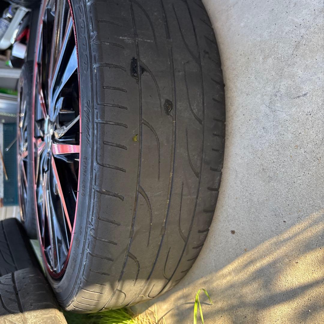 タイヤ　ホイール　ロクサーニ　マグナス　レッド　16インチ　100 4穴　+48