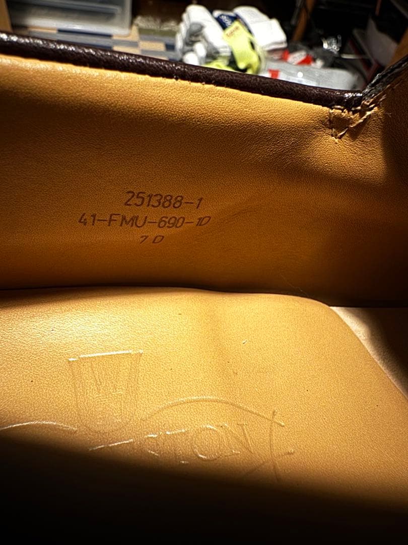 M*t様 J.M.WESTON Yachting derby ダークブラウン7D