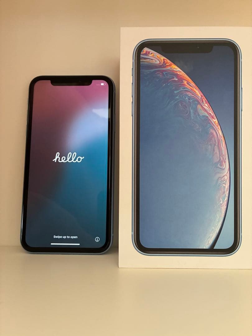 【美品中古】iPhoneXR 128GB ブルー SIMフリー Apple