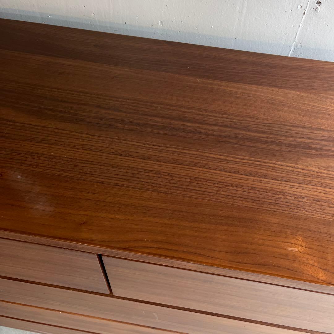 美品・廃盤希少★無印 ４段チェスト・ウォールナット材