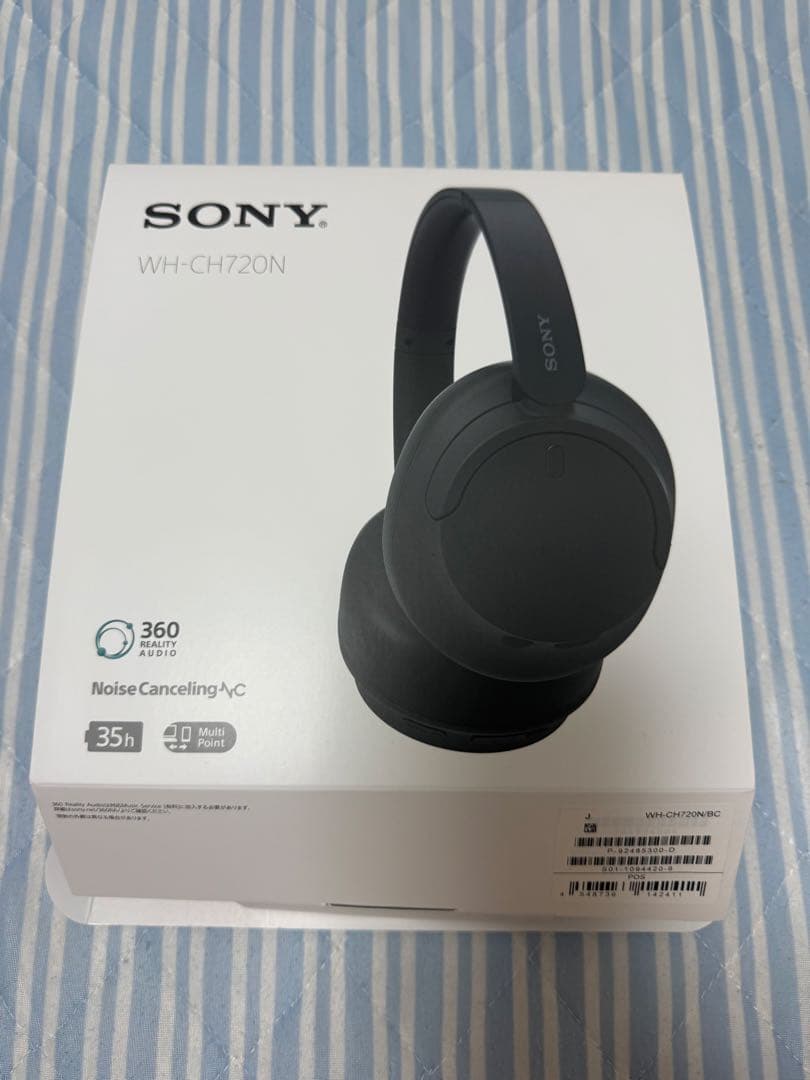 SONY WH-CH720N BLACK ワイヤレスヘッドフォン 動作問題なし