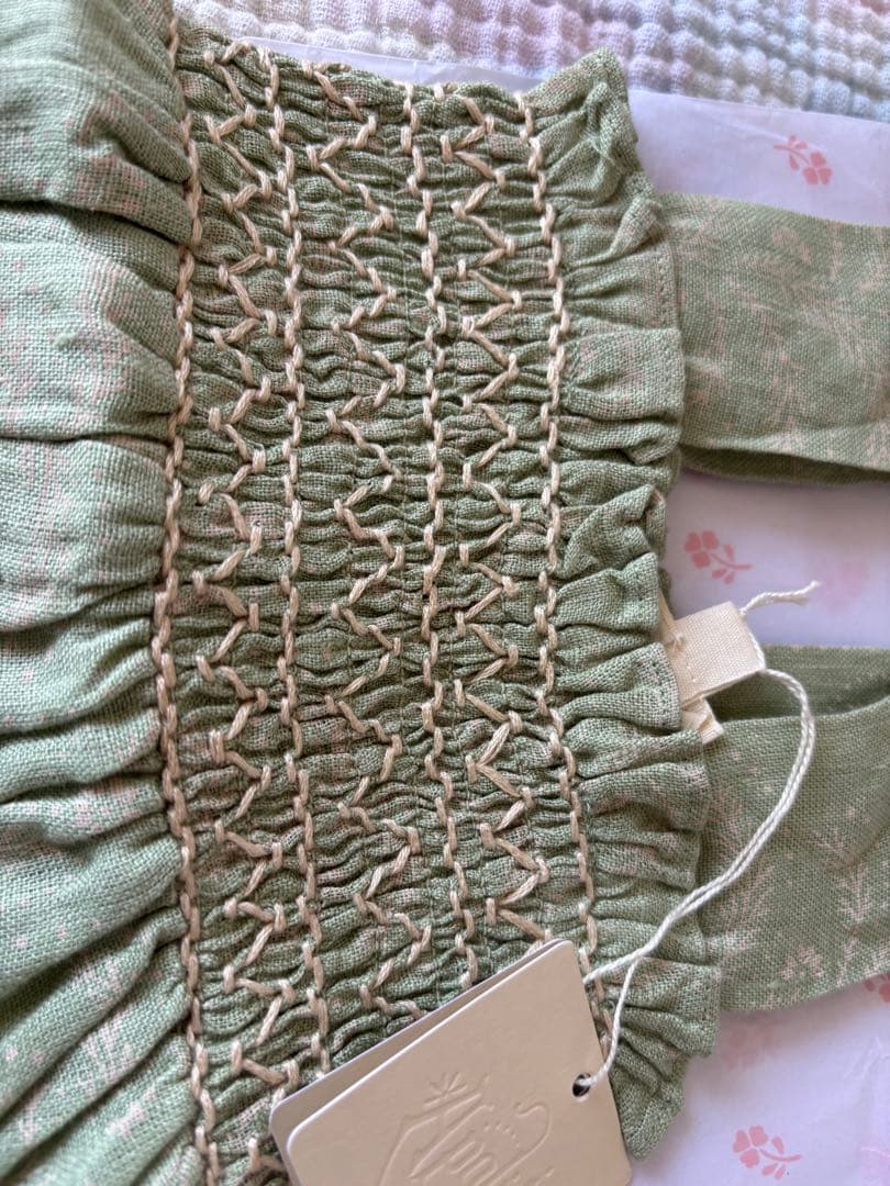 【新品未使用】apolina ロンパース　6-12m