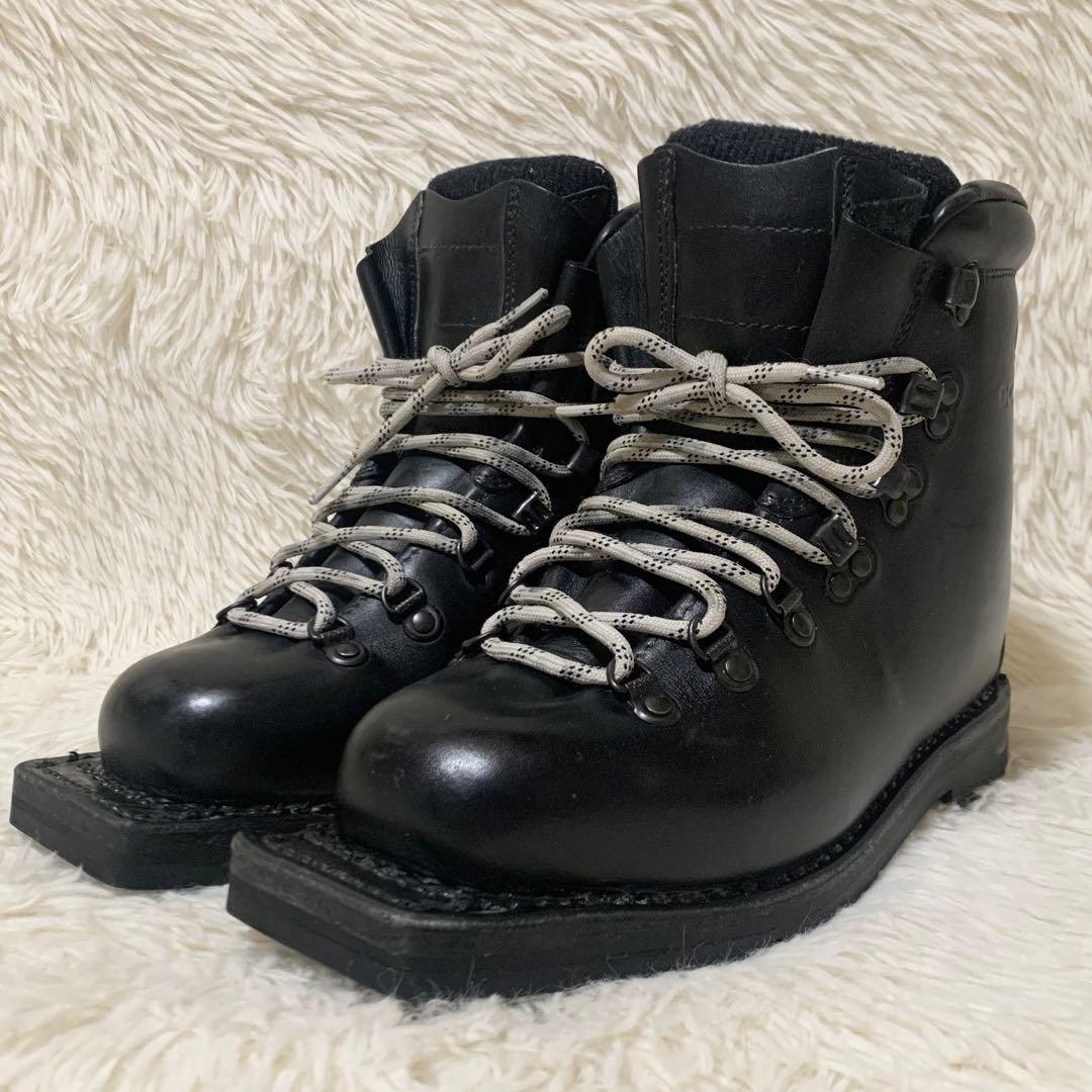 【極美品】SCARPA テレマークブーツ 75mm 3ピン 黒 25cm