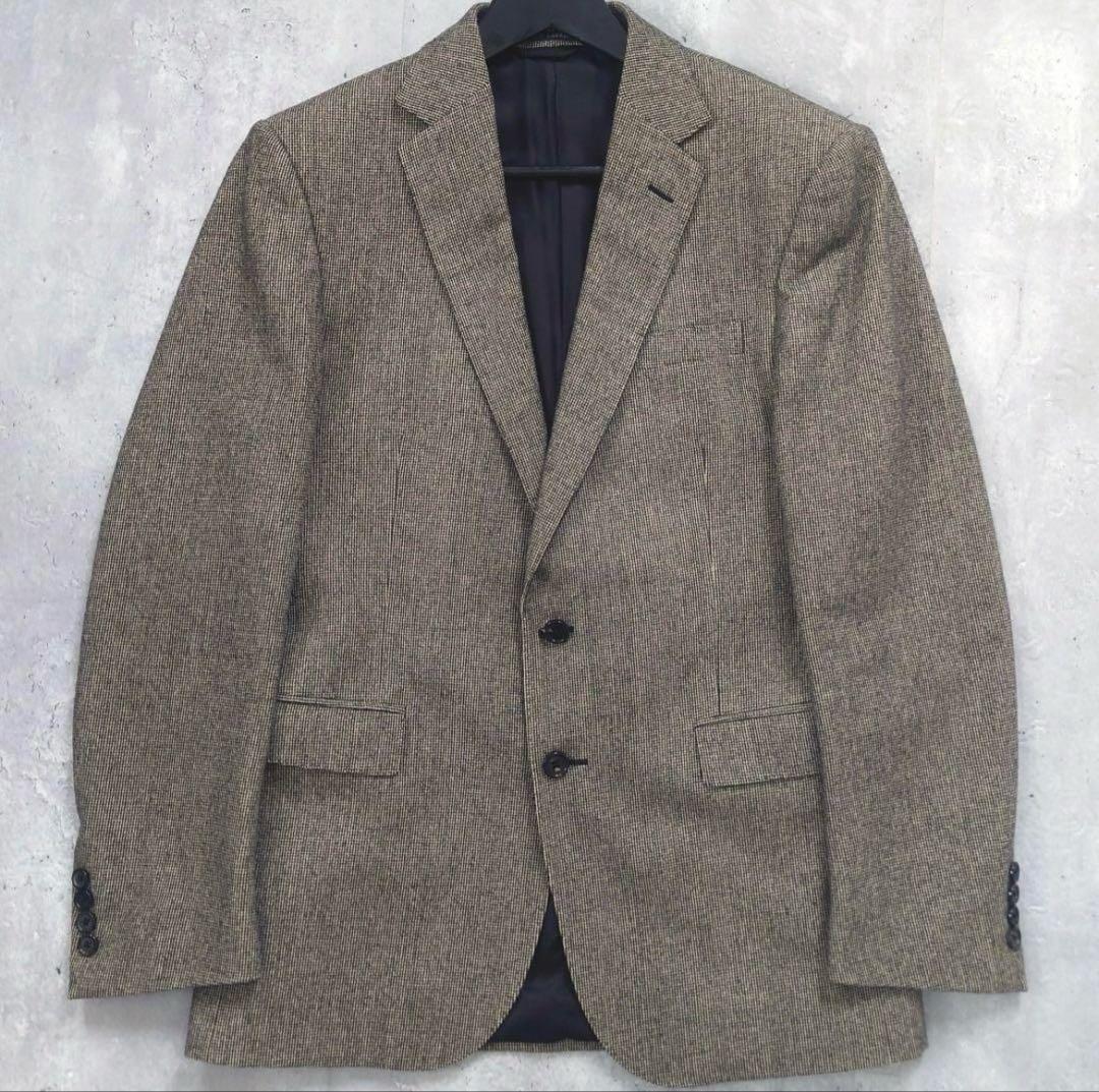 ポロラルフローレン 現行タグ ウールフランネルジャケット 千鳥 イタリア製