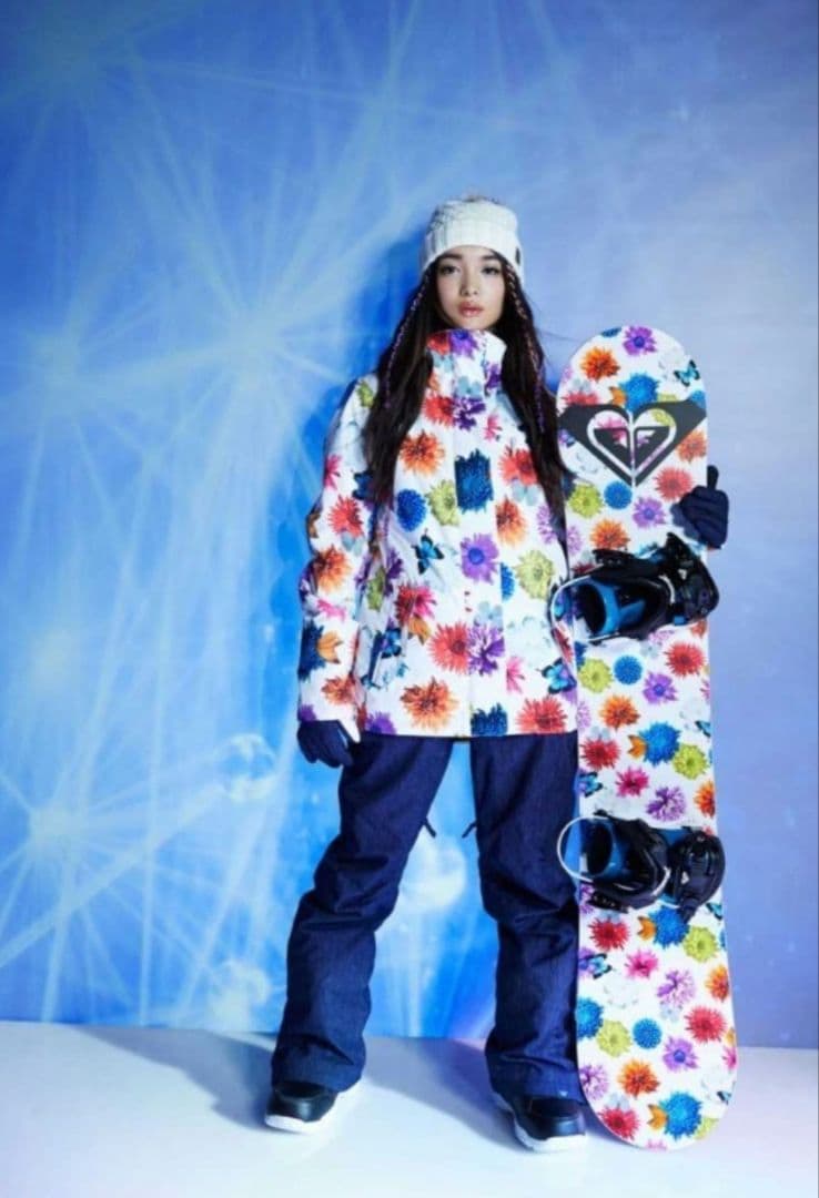 ROXY　蜷川実花　コラボ　花柄　スノボジャケット