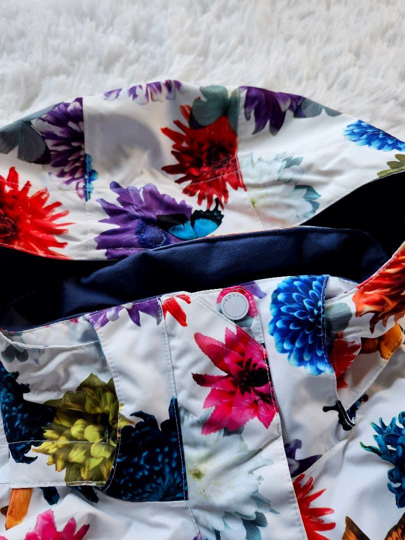 ROXY　蜷川実花　コラボ　花柄　スノボジャケット