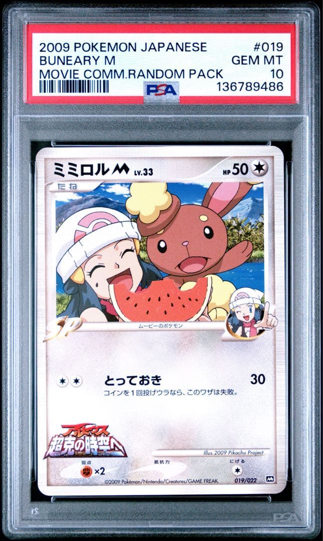 希少 世界94枚 PSA10 ミミロルM LV.33 019/022 ヒカリ