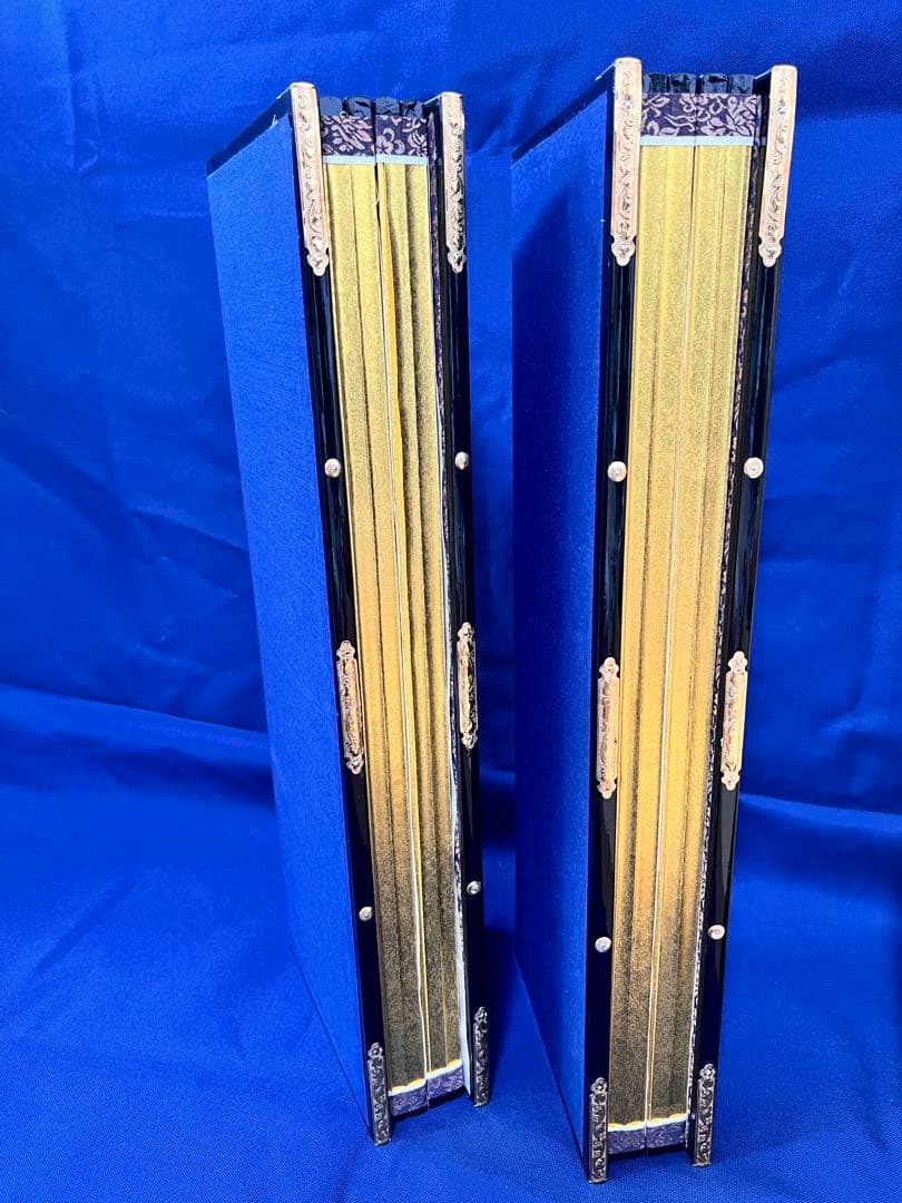 六曲屏風 金色の折りたたみ式飾り 極上金箔 金沢箔 雛人形 雛飾り 雛祭り