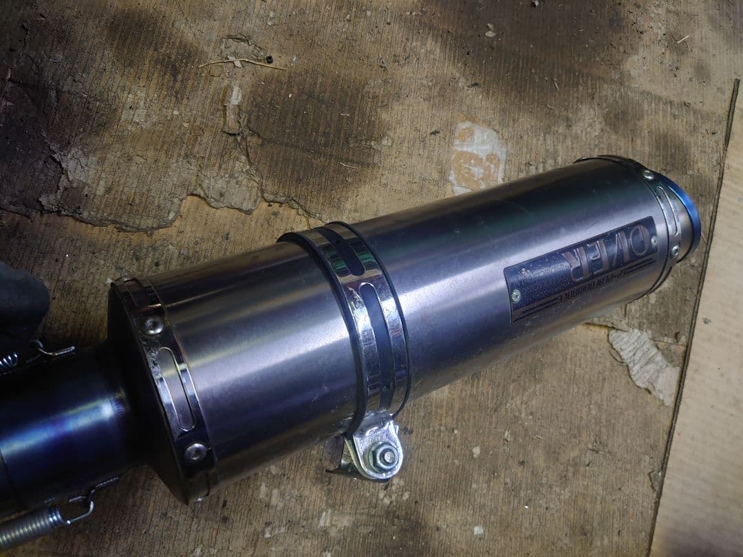 ニンジャ忍者NINJA 400R 用 OVER オーバー製スリップオンマフラー