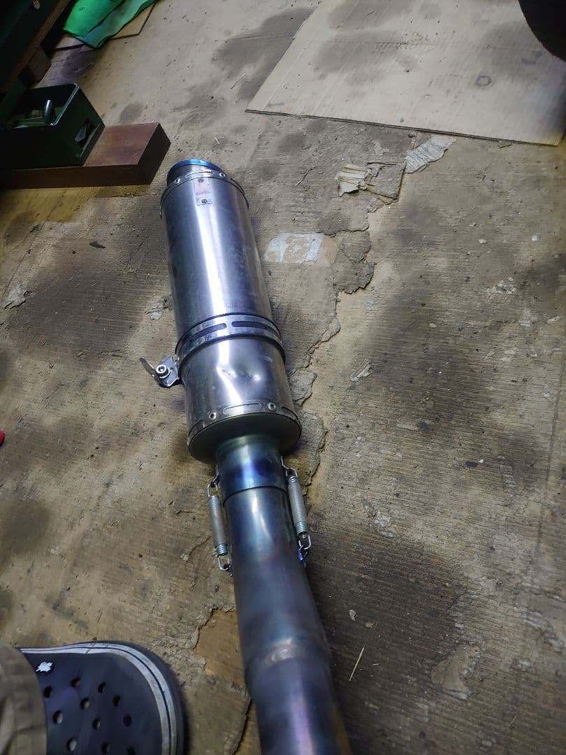 ニンジャ忍者NINJA 400R 用 OVER オーバー製スリップオンマフラー