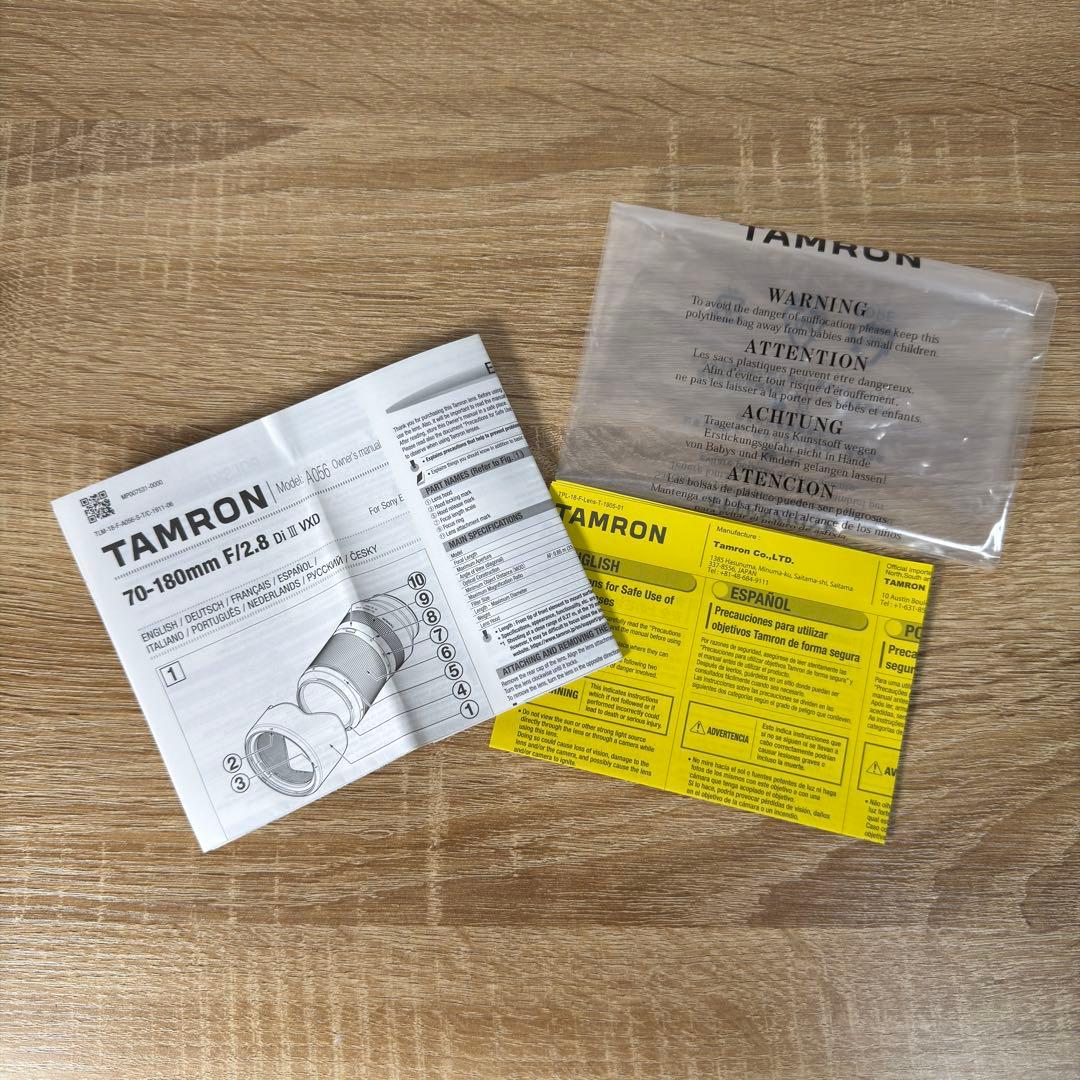TAMRON ズームレンズ 70-180F2.8 DI III VXD