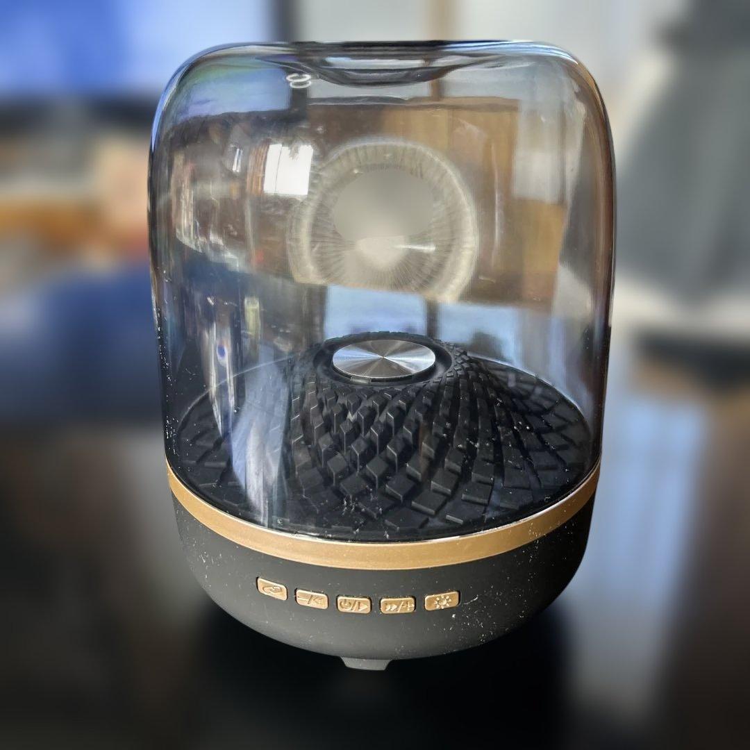 ワイヤレススピーカー 透明ドーム型