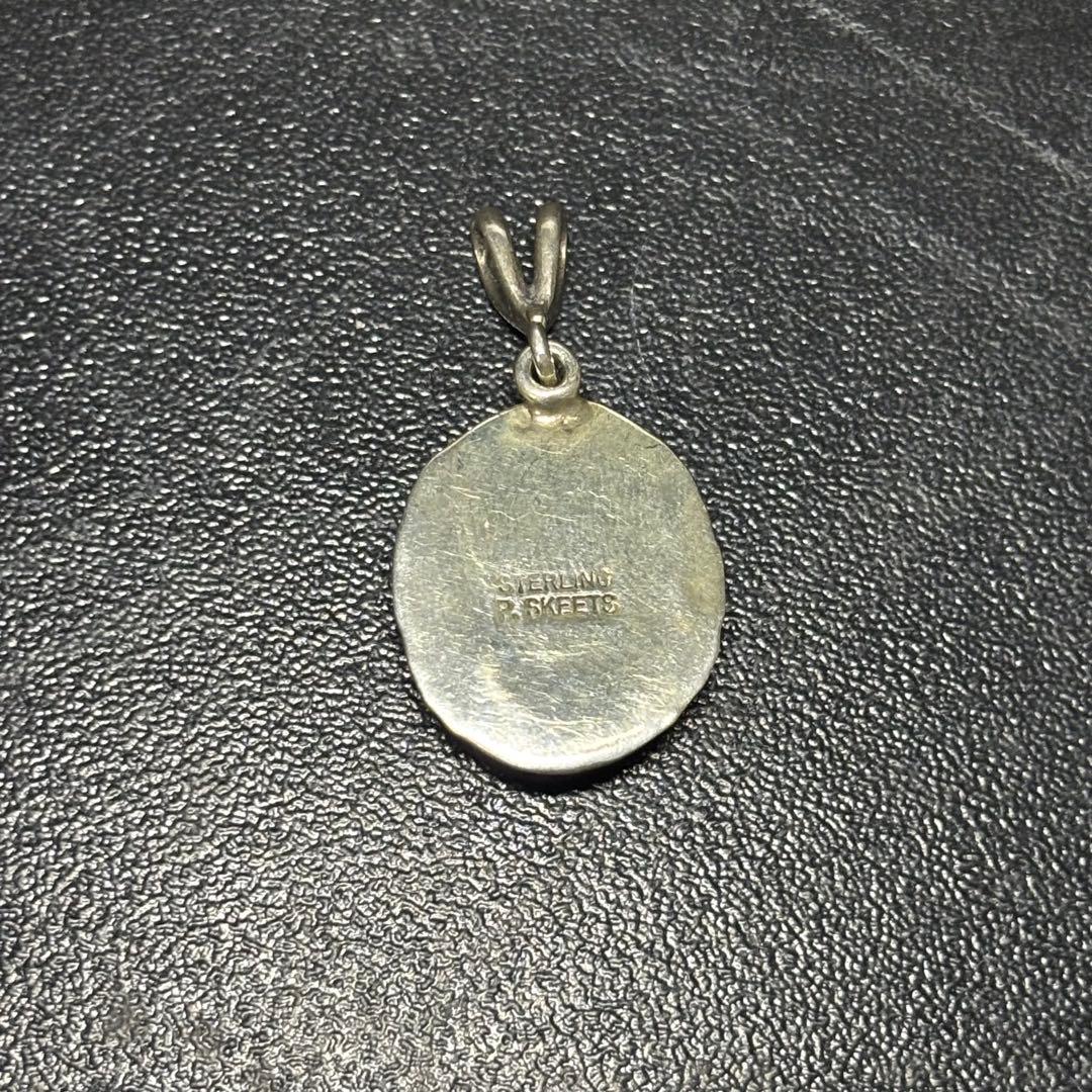 navajo P.Skeets　ペンダントトップ　オニキス　STERLING